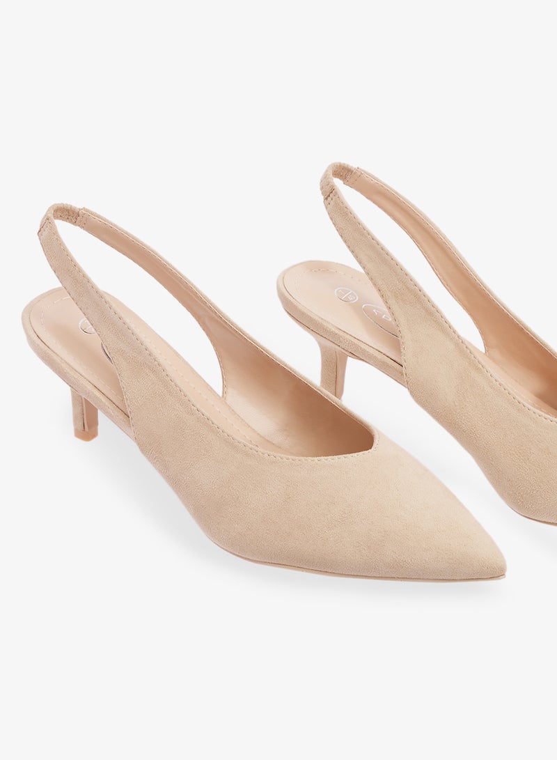 Spot-On Sling-Back Pointed Fashion Pump - Image 4