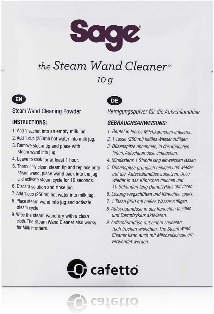 Sage Steam Wand Cleaner – Deep Cleaning Solution for Espresso Machines, Compatible with Oracle, Barista, Bambino & Dual Boiler – Removes Milk Residue, Hygienic Maintenance - Image 2