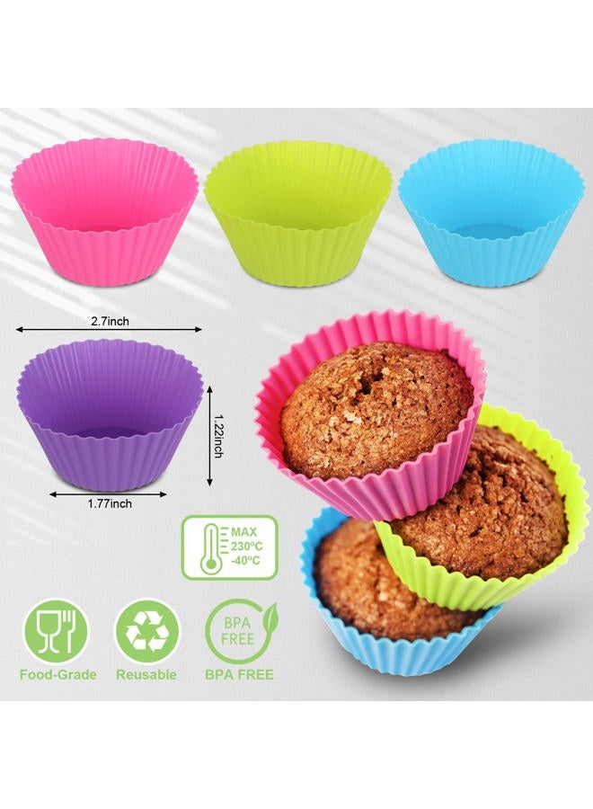 MaMix Bento Box Adult Lunch Box, Lunch Box Kids,Lunch Containers for Adults/Kids/Toddler,1300ML-4 Compartment Bento Lunch Box,with Accessories 4 Pcs Reusable Silicone Cups (Pink) - Image 3
