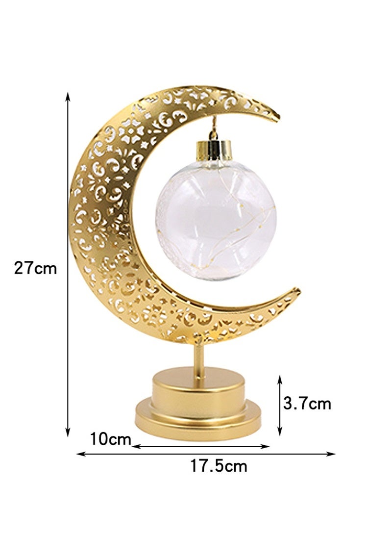جيوان ديكورات رمضان للمنزل 2026 ، مصباح الهلال والقمر والنجم للديكور عيد مبارك ، أضواء رمضان تعمل بالبطارية أو USB للديكور المنزلي للحفلة ، هدايا رمضان للأصدقاء العائلة - Image 2