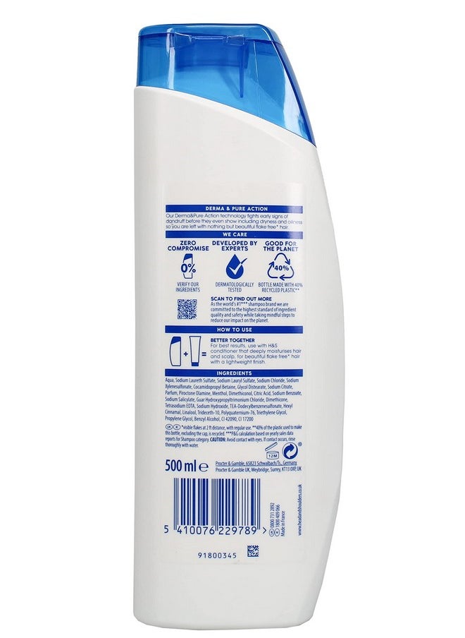 Head & Shoulders Head & Shoulder Anti Dandruff Shampoo COOL MENTHOL 16.9 oz. (2 Pack). amtc  - Image 2