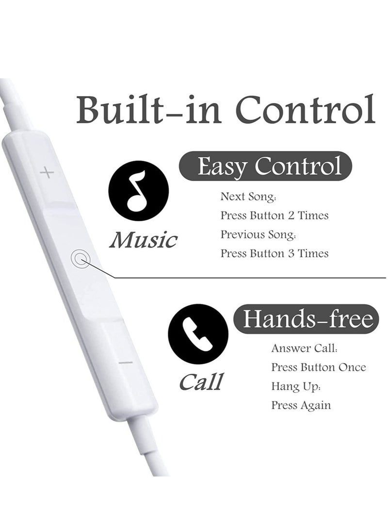 ELTRAZONE - iPhone Earbuds Wired Lightning Headphones [Apple MFi Certified] in-Ear Stereo Headset Built-in Microphone & Volume Control Compatible with iPhone 13/12/11/8/8plus X/Xs/XR/Xs max/pro/se iPad All iOS - Image 1