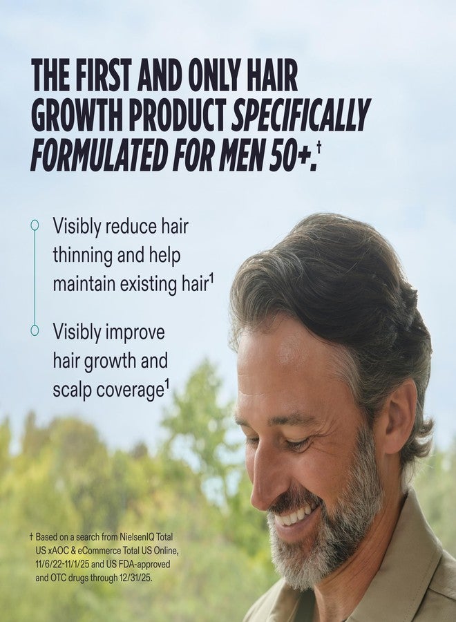 Nutrafol Men 50+ Hair Growth Supplements, Clinically Tested for Visibly Thicker Hair and Scalp Coverage, #1 Dermatologist-Recommended Hair Growth Supplement Brand - 1 Month Supply - Image 2