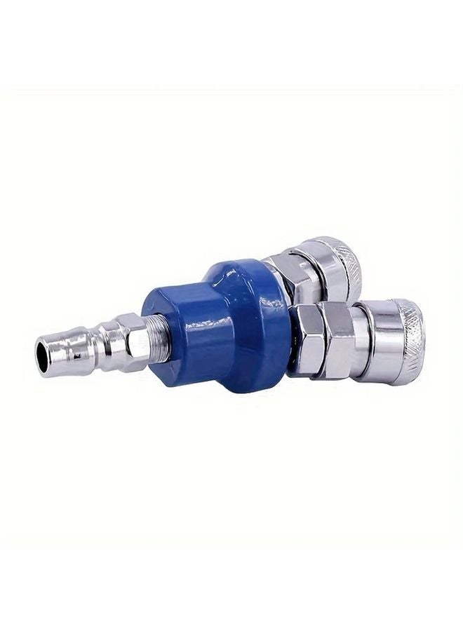 2 Way Quick Connector Air Compressor Multi Hose Coupler Pneumatic Fitting Tool - Image 5
