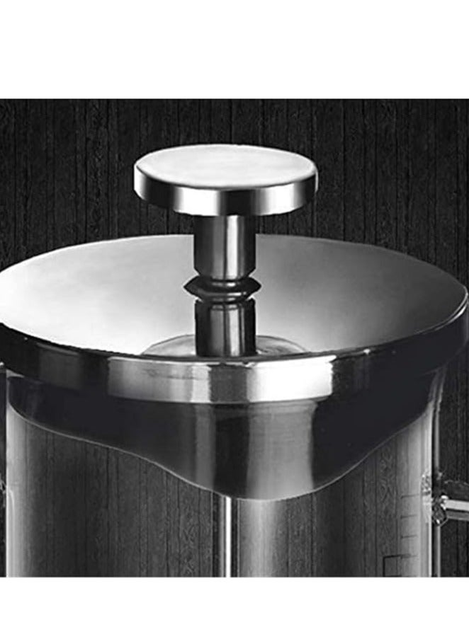 Hihonor French Press with Scale 600ml French Press Coffee Maker Heat Resistant Glass Tea Maker - Image 4