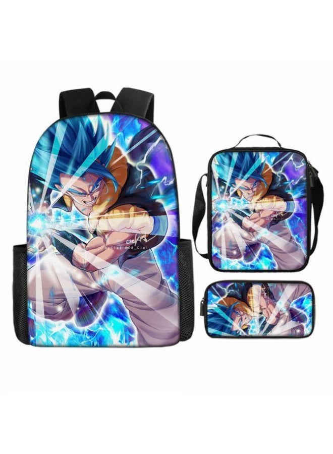 عام حقيبة الظهر المطبوعة الشائعة - مجموعة حقيبة الظهر المكونة من ثلاث قطع (يمكن استخدامها للطلاب والأطفال والأصدقاء للنزهات وتسلق الجبال وما إلى ذلك) - 27 - Image 2