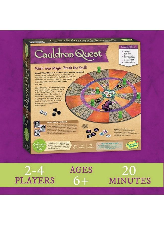 Peaceable Kingdom - Cauldron Quest Cooperative Potions And Spells Game For Kids - Image 1