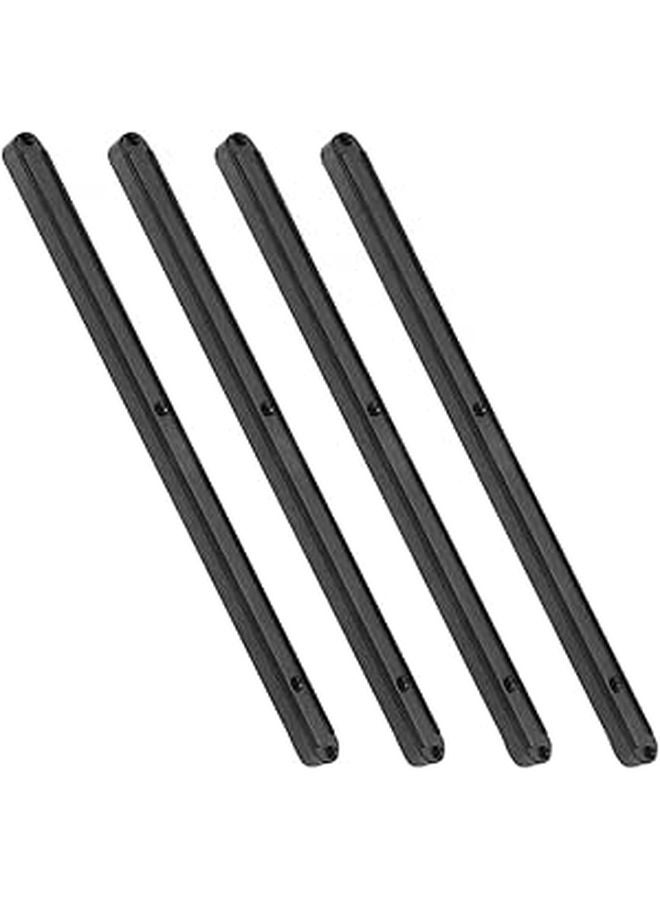 Plastic Bottom Mount Drawer Slides 298mm Length 2 Sets Cabinet Hardware Replacement - Image 1