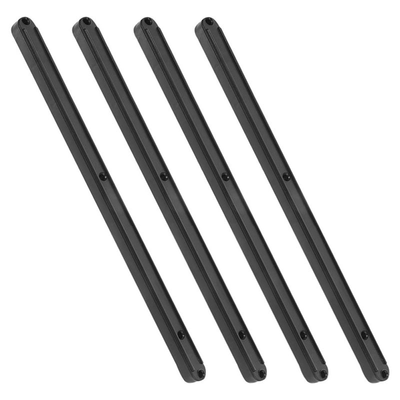Plastic Bottom Mount Drawer Slides 298mm Length 2 Sets Cabinet Hardware Replacement - Image 2