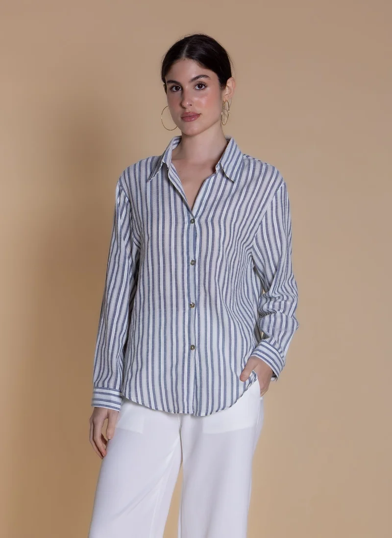 SHAPES TEXTURED COMFORT SHIRT