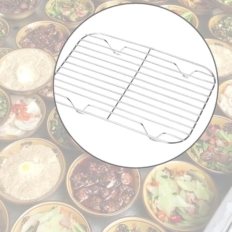 Small Stainless Steel Cooking Rack For Roasting Baking Steaming And Cooling - Image 4