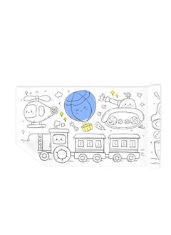 Bebiland Children's Drawing Roll, Coloring Paper Roll for Kids, Drawing Paper Roll DIY Sticky Color Filling Paper, 11.8 * 118 Inches Sticky Drawing Paper Roll (Car collection)  - Image 3