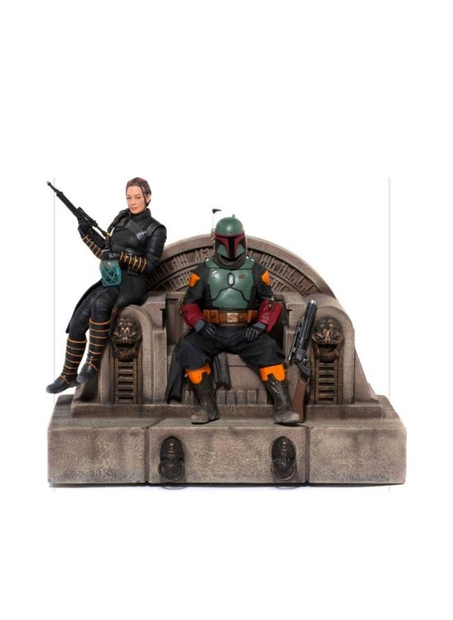 Jakks Pacific Iron Studios : Star Wars - Boba Fett and Fennec Shand 