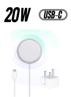 20W Foldable Fast Charging Wall Adapter Compatible with Apple iPhone 12 Pro Max/11 Pro Max/SE, iPad