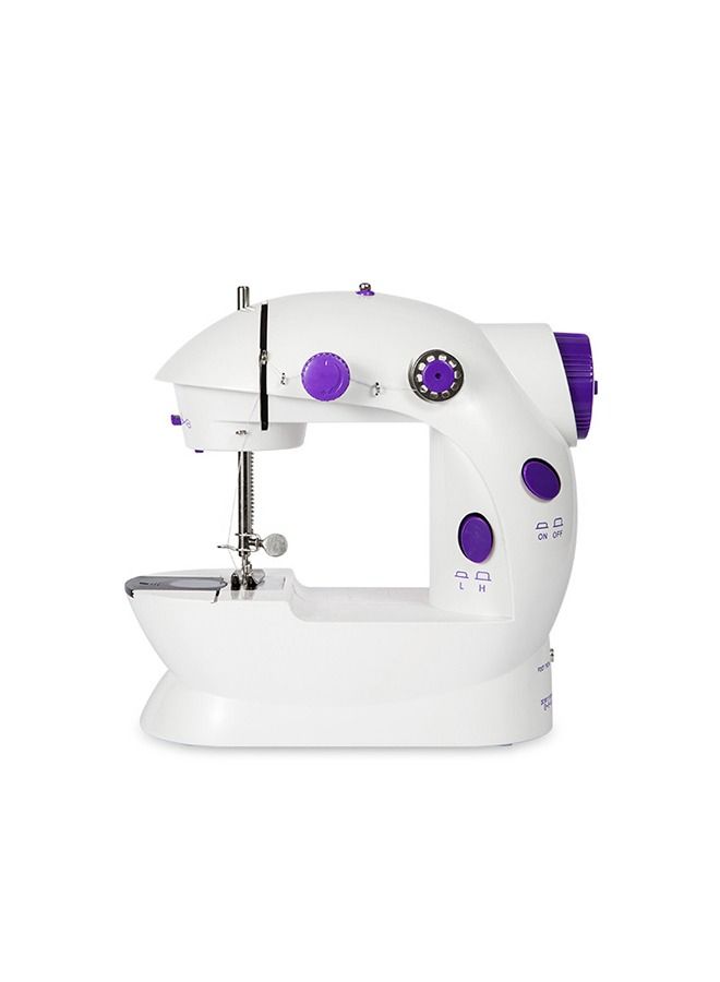DIY Sewing Machine, Electric Hand Patching Machine, Portable Mini Home Sewing Machine Adjustable Speed with Led Light