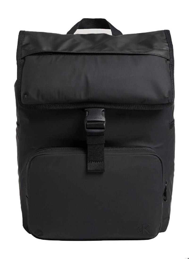 Calvin Klein Jeans Men's Ultralight Square Flap Backpack,  Black  - Image 1