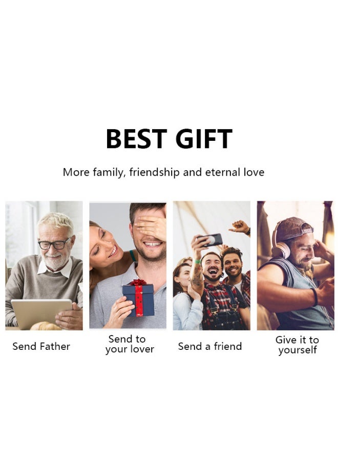 محفظة رجالية قصيرة عصرية، متعددة الوظائف، خفيفة الوزن وصغيرة الحجم، محفظة عملات معدنية مقاومة للاهتراء، لون أسود - Image 3