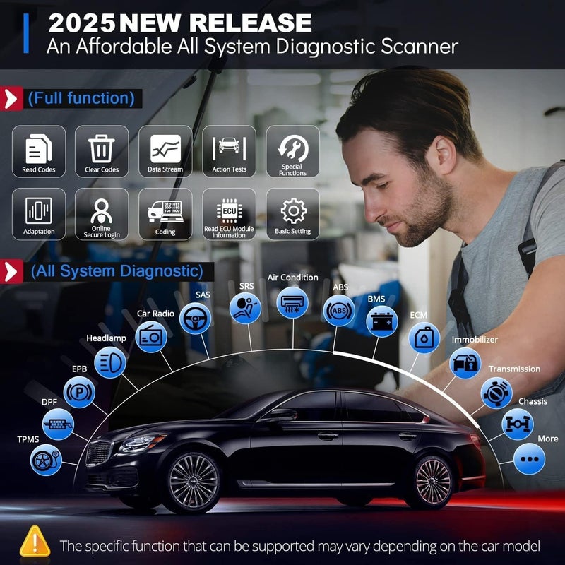 THINKCAR ThinkDiag 2 Bluetooth OBD2 Diagnostic Scanner for All Vehicles with 15 Reset Functions for All System Diagnostic Support OBDII / EOBD / CAN-FD Protocol 1 Year all Software Free  - Image 2