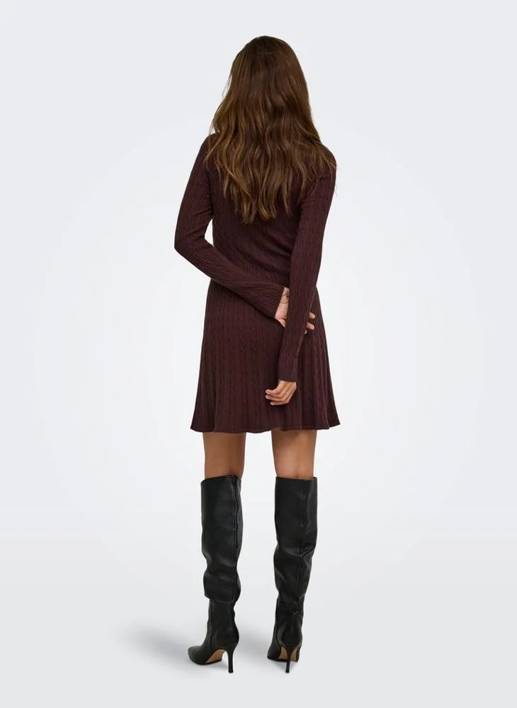 Only  Casual Long Sleeve Mini Dress for Women | Best Price UAE