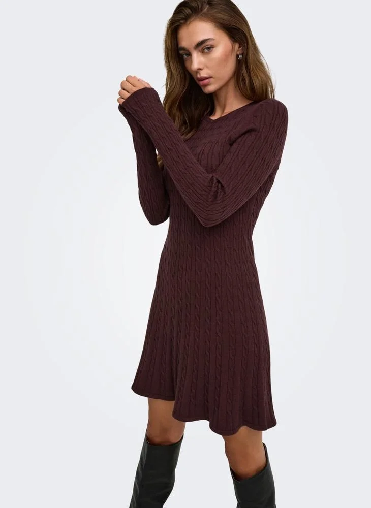 Only  Casual Long Sleeve Mini Dress for Women | Best Price UAE