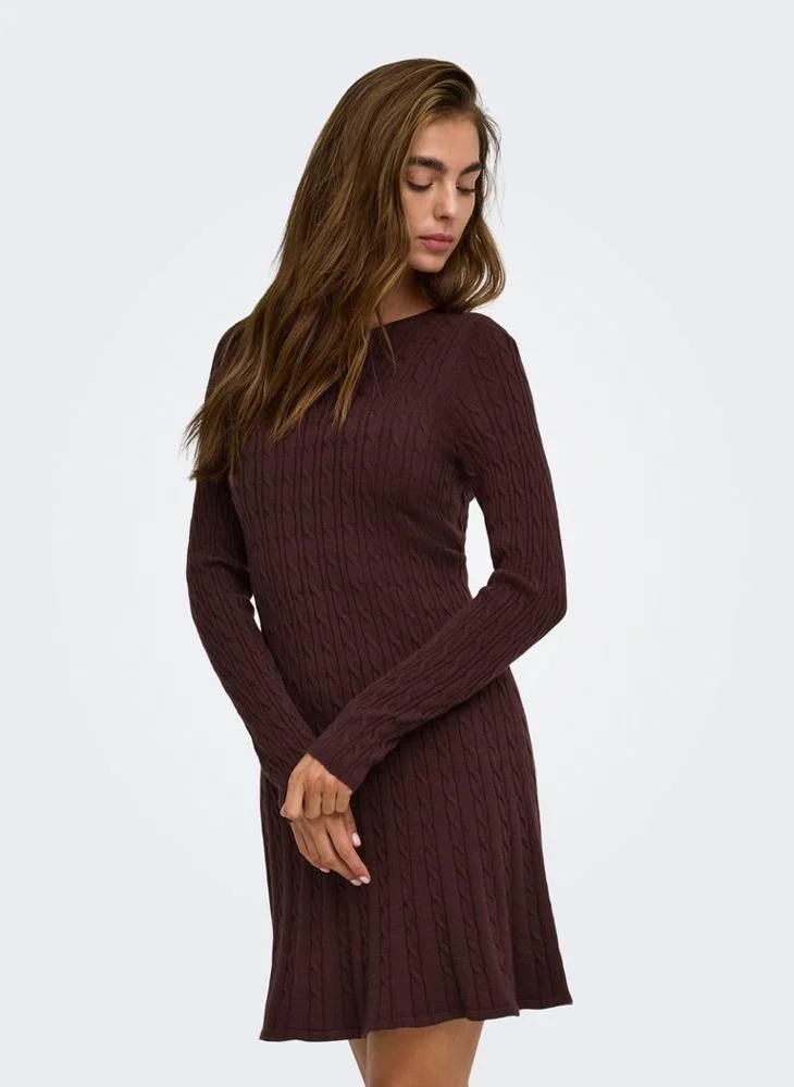 Only  Casual Long Sleeve Mini Dress for Women | Best Price UAE