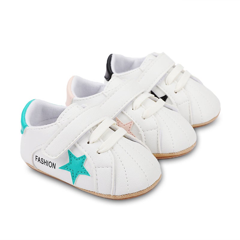 Gamile stars spring and autumn men's and women's baby toddler shoes indoor step shoes 0-1 year old baby shoes a generation of hair - Image 3