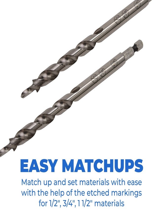 Kreg KPHA300 Easy-Set Pocket-Hole Drill Bit | 2 Pack - Image 3