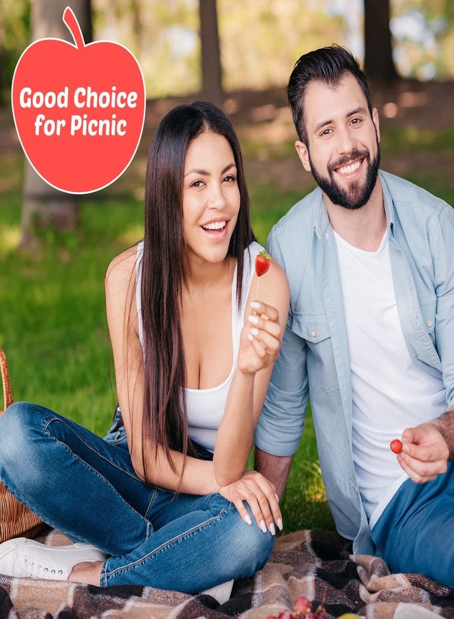 Romooa 300 Counts Toothpicks for Appetizers Bamboo Cocktail Picks Heart Shaped Food Picks Red Pink White Cocktail Skewers 4.7 Inch Long Fruit Skewers Barbecue Skewers for Home Restaurant Buffet Party - Image 5