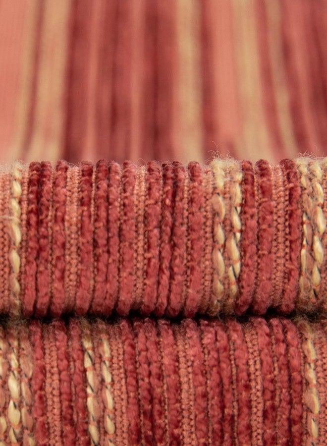 Yeiotsy Pillow Cases Bohemia, Pack of 2, Modern Striped Throw Pillow Covers Geometric Cushion Covers for Sofa Holiday Party Decoration (Red, 18 X 18 Inches) - Image 3