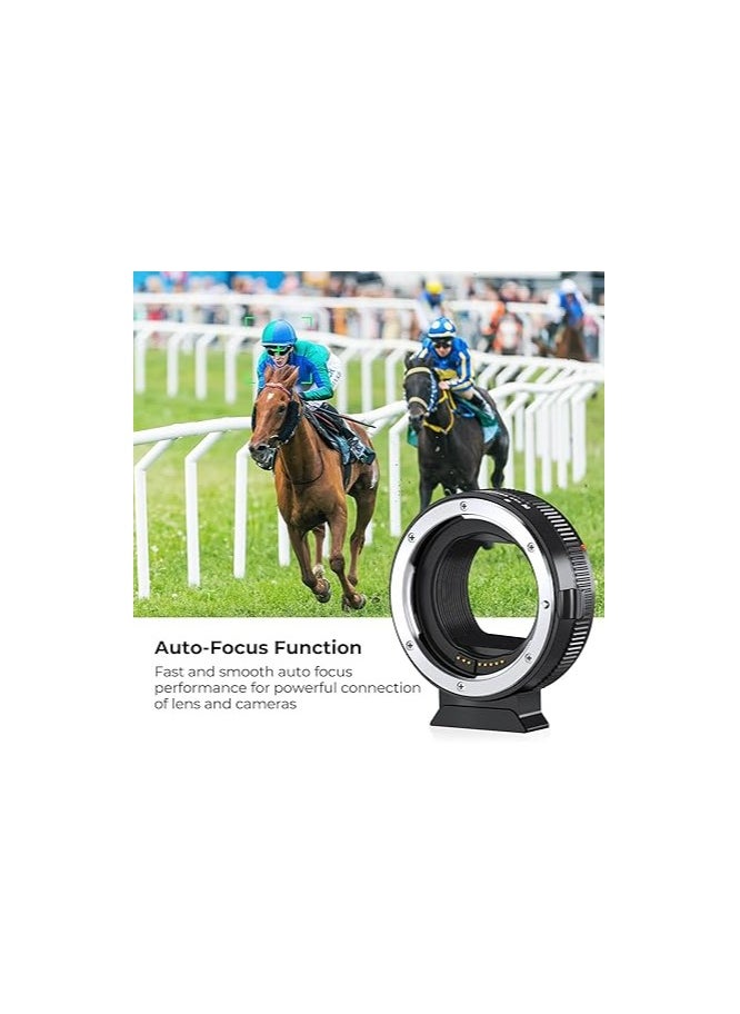 K&F EF to EOS R Mount Adapter, Auto Focus Lens Mount Adapter for Canon EF ES-S Lens and Canon EOS R Mount Cameras