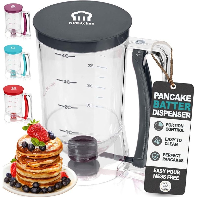 KPKitchen Pancake Batter Dispenser, Squeeze Handle for Pancakes, Waffles & Cupcakes - Image 1