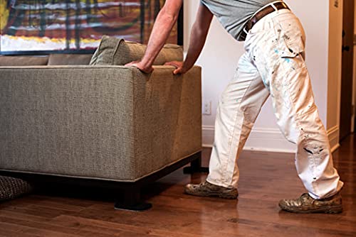 EZ MOVES EZ Moves Furniture Slides for Hardwood, Tile, Luxury Vinyl, and Other Hard Surface Floors, 8” Long x 5” Wide (4 Slides per Set)  - Image 3