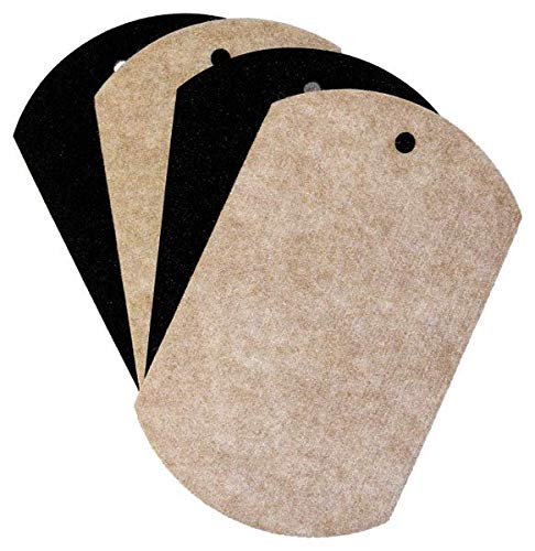 EZ MOVES EZ Moves Furniture Slides for Hardwood, Tile, Luxury Vinyl, and Other Hard Surface Floors, 8” Long x 5” Wide (4 Slides per Set)  - Image 2