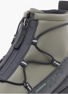 Lee Cooper Mens Solid Chukka Boots with Lace Detail and Zip Closure  - Image 4