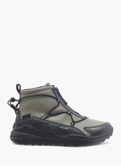 Lee Cooper Mens Solid Chukka Boots with Lace Detail and Zip Closure  - Image 3
