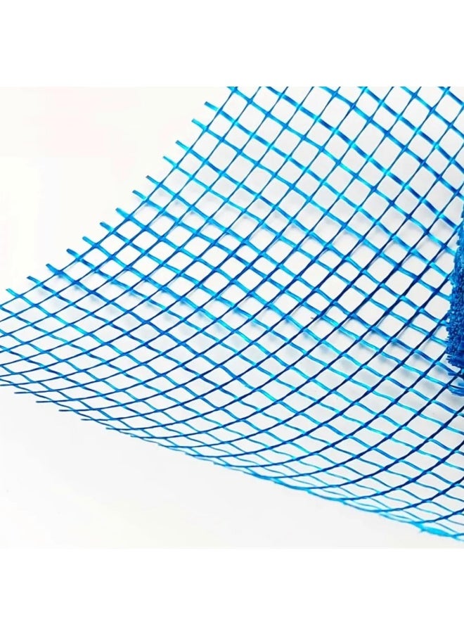 Biella Biella Fiber Mesh: 28mtr Sky Blue Reinforcement for Seamless Facade Plastering and Repair  - Image 3