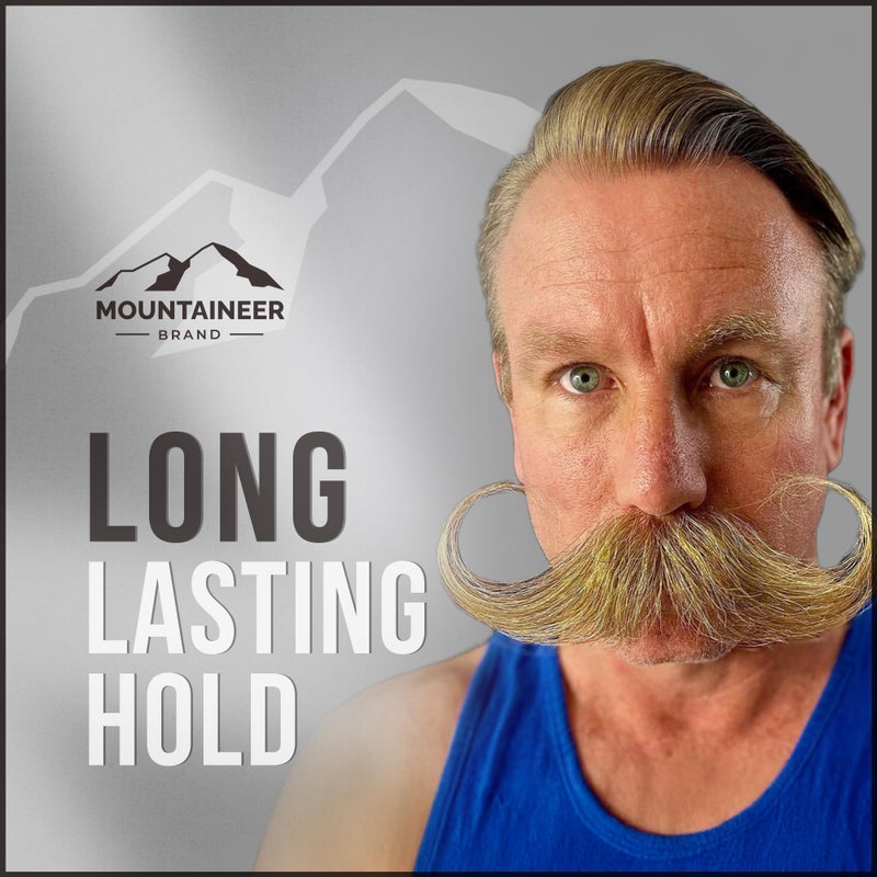 Mountaineer Brand Stache Stick | Mustache Wax for Men | 100% Natural Beeswax and Plant Based Oils | Grooming Beard Moustache Wax | Smooth, Condition, Styling Balm | Extra Firm Hold 1.5oz - Image 3