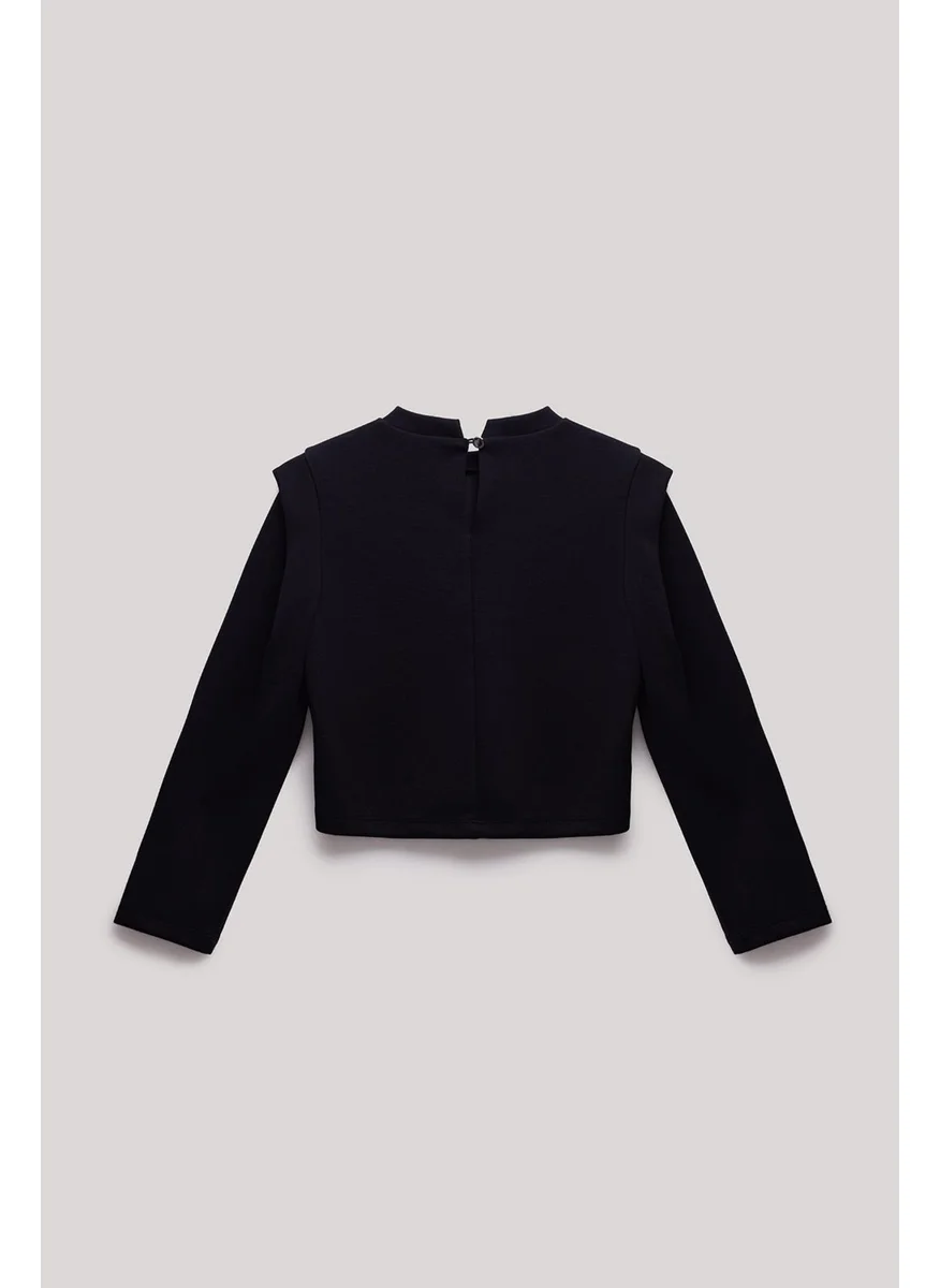 ليا لي Bg Store Girl Black Blouse