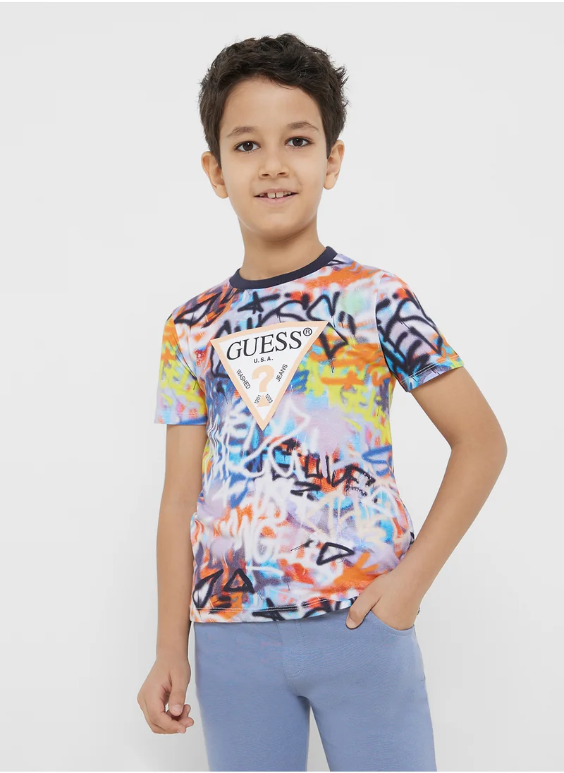 GUESS Infant Graphic Printed T-Shirt & Shorts
