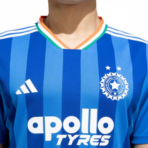 adidas Men India T20 International Cricket Fan Jersey - Image 5