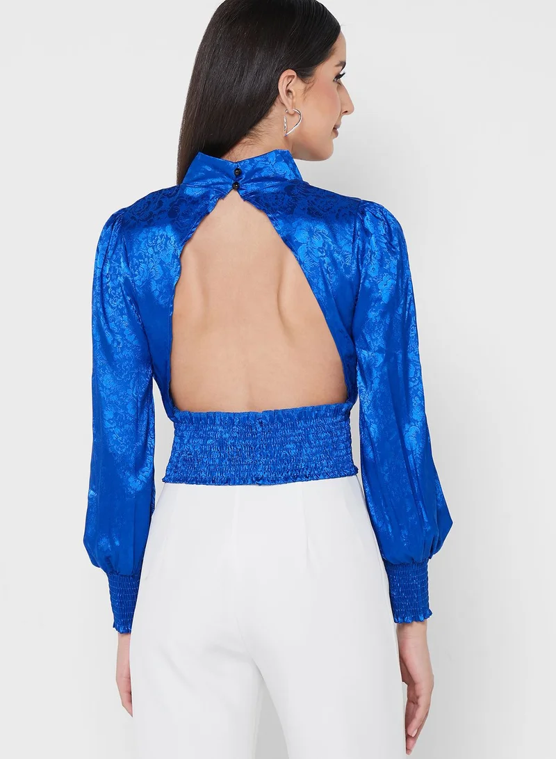 ELLA Back Cut Out Detail Top