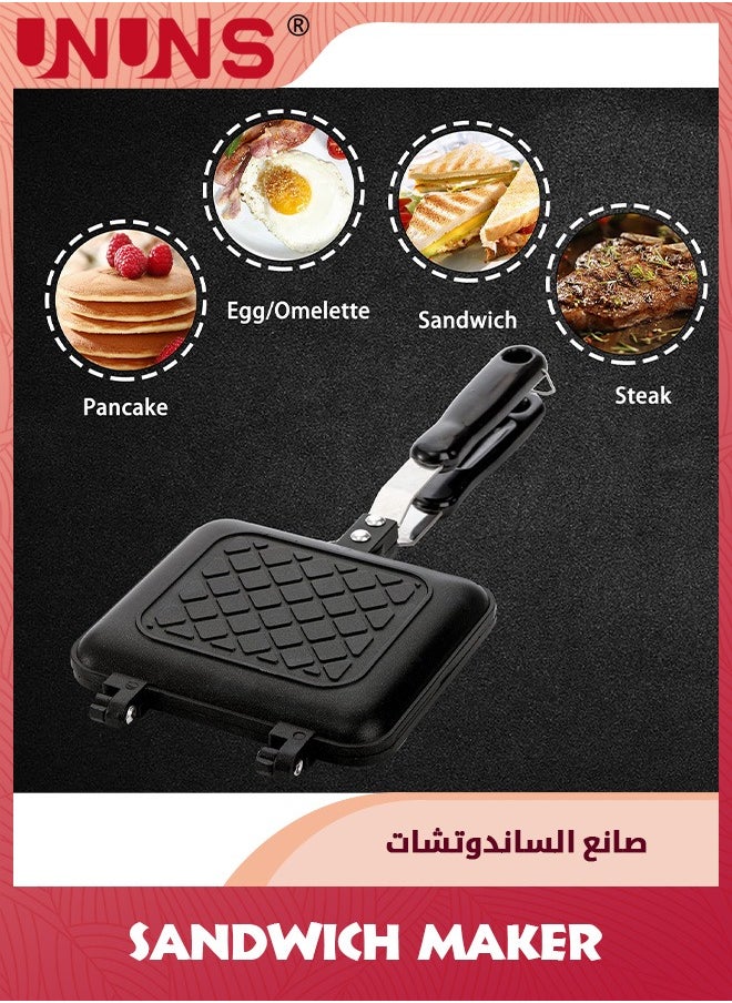 Sandwich Maker,Grilled Sandwich And Panini Maker Pan With Non-Stick Plates,Stovetop Toasted Sandwich Maker Aluminum Flip Pan For Home Kitchen,15cm X 35cm - pzsku/ZA670107C1E4124C1B37FZ/45/_/1723792072/6af1f441-86cc-4237-ae36-644b7a8105a9