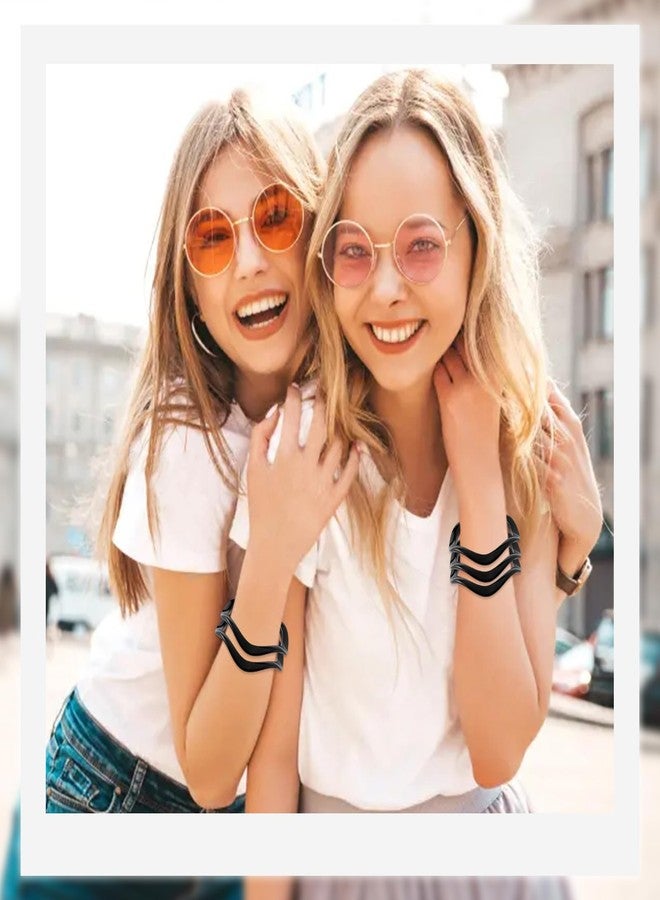 YBMYCM 5PCS Acrylic Chunky Bangle Bracelets for Women Resin Geometric Irregular Wristbands Stackable Bracelet Gift Jewelry - Image 2