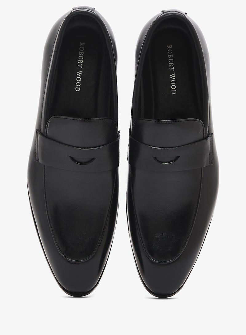 Robert Wood Genuine Leather Formal Slip Ons - Image 4
