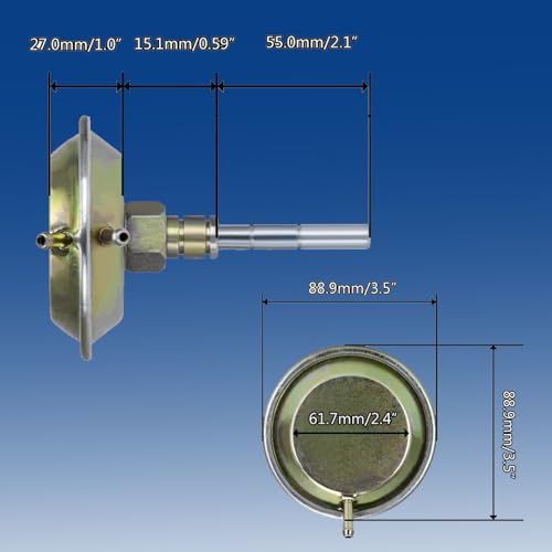 CULMKARI Shift Actuator Front Axle 4WD Vacuum Actuator Fits for Dodge Ram 1500 2500 3500 Ramcharge, Cherokee Comanche Wrangler Replaces 4506116 4882682 600-202 - Image 5