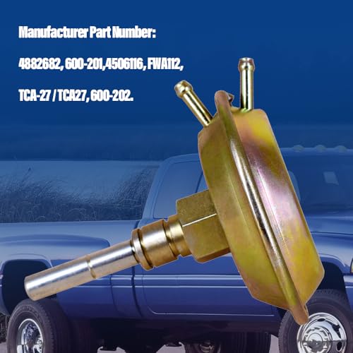 CULMKARI Shift Actuator Front Axle 4WD Vacuum Actuator Fits for Dodge Ram 1500 2500 3500 Ramcharge, Cherokee Comanche Wrangler Replaces 4506116 4882682 600-202 - Image 3