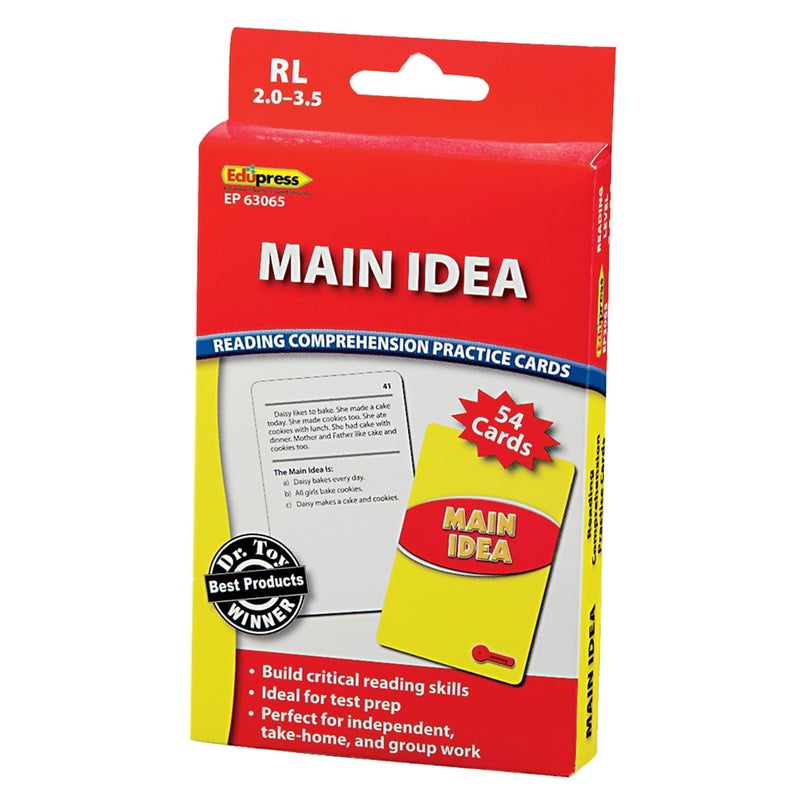 Edupress Reading Comprehension Cards, Main Idea, Lvl: 2.0-3.5 (EP-3065) - Image 5