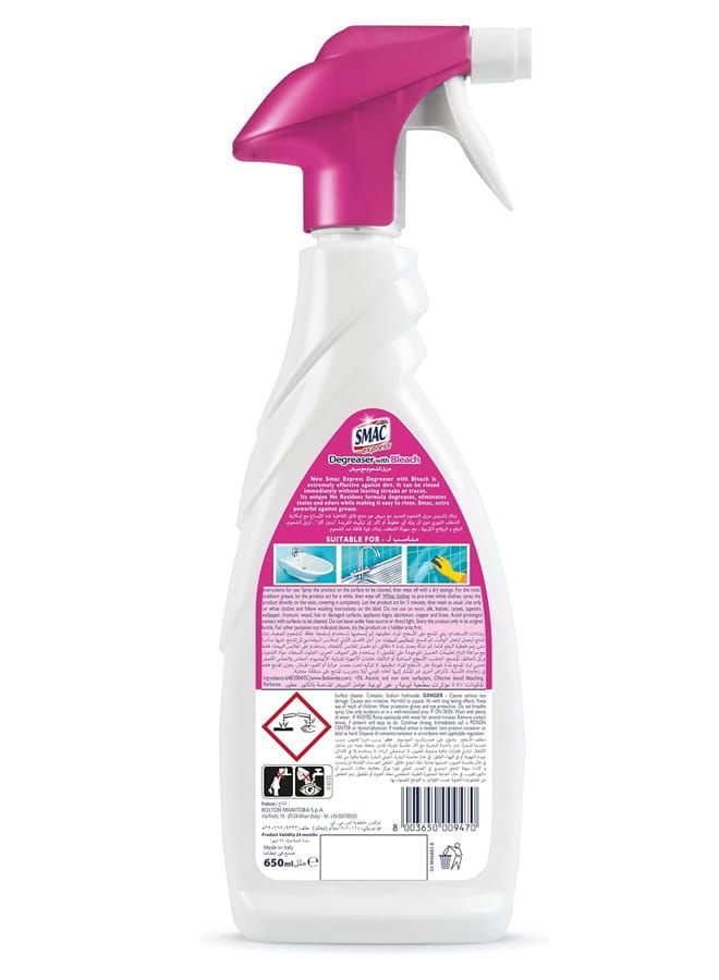Smac Degreaser with Bleach 650ml - Image 2