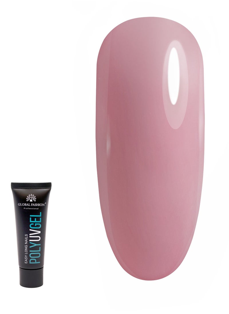 GLOBAL FASHION Global Fashion Poly UV Gel: Long-Lasting, Durable, and Easy-to-Use Nail Enhancements | (18)  - Image 1