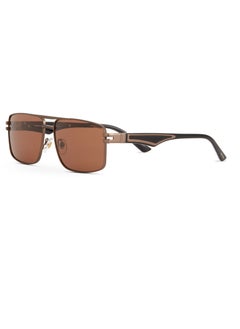 DESPADA Despada Men's Full Rim Polarized Rectangular Sunglasses DS 2369 C4  - Image 1